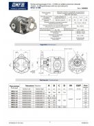 OMFB HYDRAULIC GEAR PUMP NPLU 12DX Z=13