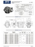 OMFB HYDRAULIC GEAR PUMP NPH ISO 27 D