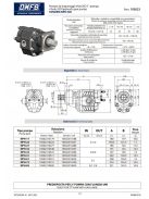 OMFB HYDRAULIC GEAR PUMP TANDEM ISO 51 D