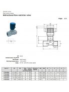 FLOW RESTRICTOR VALVE 3/8"