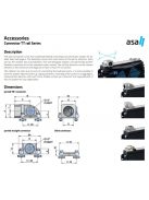 ASA CONNECTOR KIT 1" RAIL