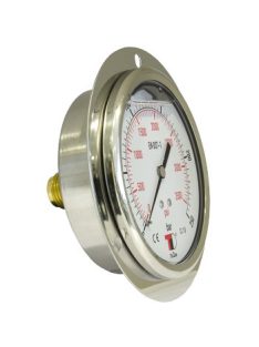 HYDRAULIC PRESSURE GAUGE DN100 0-100 BAR REAR CONNECTION