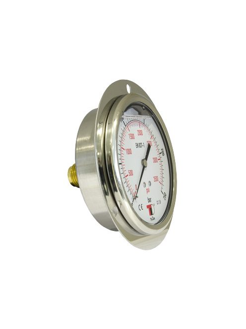 HYDRAULIC PRESSURE GAUGE DN100 0-100 BAR REAR CONNECTION