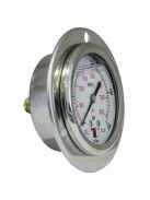 HYDRAULIC PRESSURE GAUGE 0-60 BAR REAR CONNECTION DN63