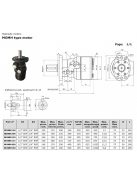 HYDRAULIC MOTOR OMS-250 ORBIT