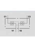 OM VBPDE 1/4" A DOUBLE PILOT OPERATED CHECK VALVE