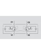 OM VBCD 3/8" DE-A DOUBLE OVERCENTRE VALVES