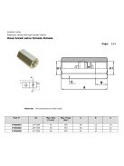 HYDRAULIC HOSE BREAK VALVE 1/4" BB 